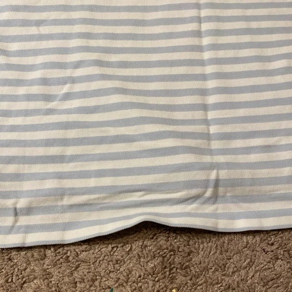 Polo Ralph Lauren Cotton Polo Adult Mens Size Medium Striped Work School Shirt - Picture 9 of 9